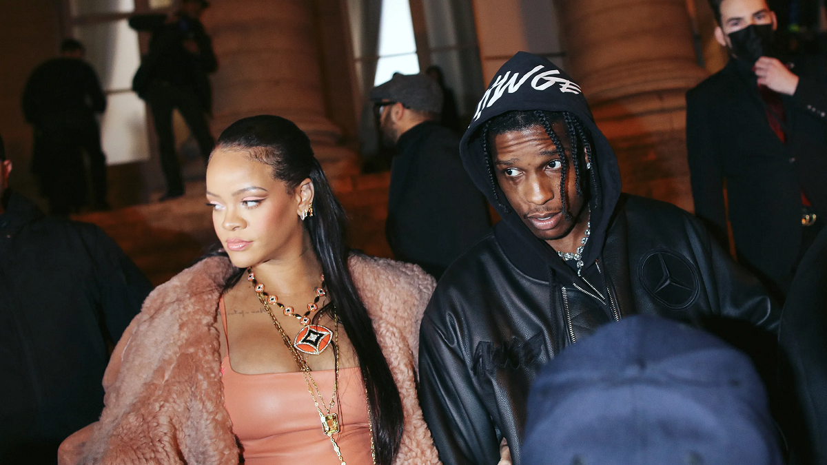 Rihanna i A$AP Rocky w Paryżu (Fot. Phil Oh)