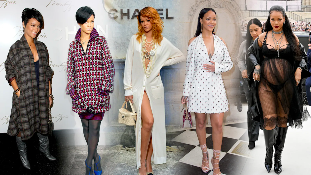 Rihanna (Fot. Getty Images/ kolaż Hannah Tran)