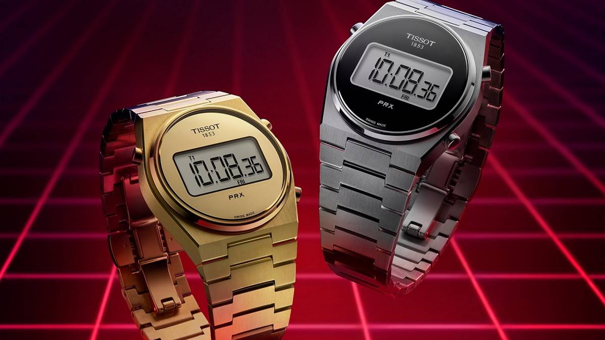 Tissot wprowadził cyfrowy model zegarka PRX Digital. 