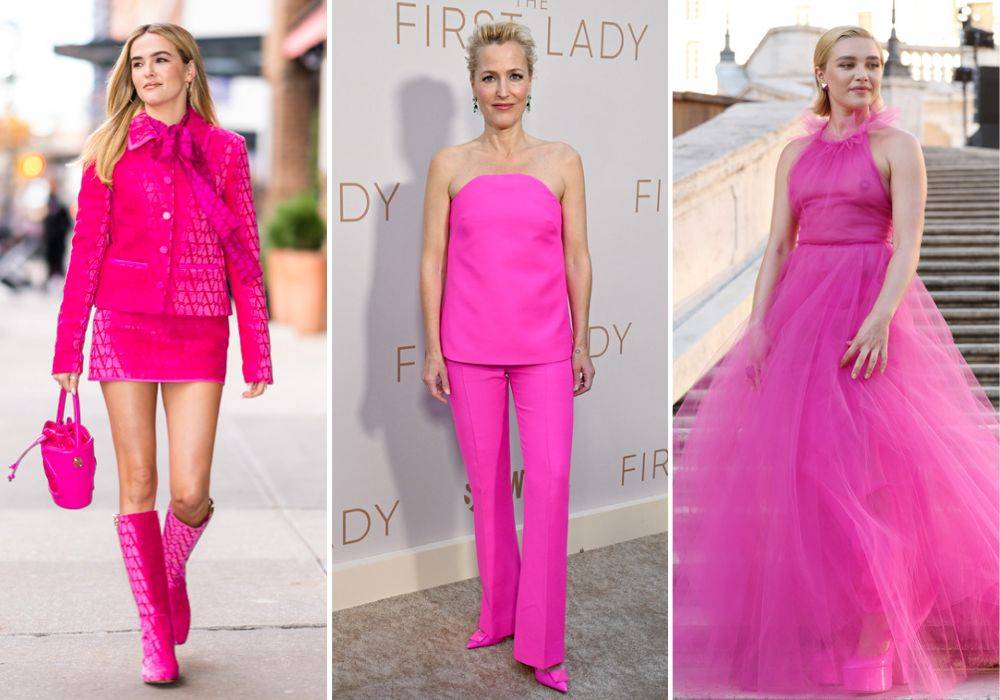 Zoey Deutch, Gillian Anderson, Florence Pugh (Fot. Getty Images)