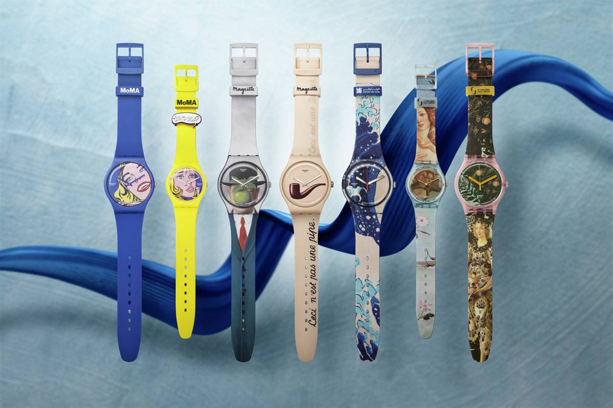W kolekcji Swatch Art Journey znalazły się zegarki prezentujące ró-żne momenty historii sztuki: od Botticellego po Lichtensteina.