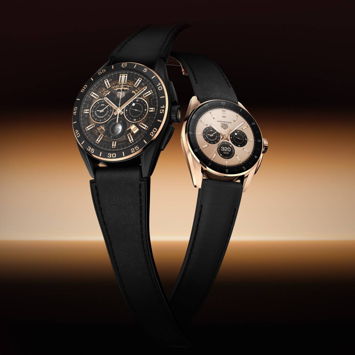 Zegarki z kolekcji Connected marki TAG Heuer. Najnowsza generacja zegarków TAG Heuer Connected harmonijnie łączy elegancję z luksusem tradycyjnego zegarka.