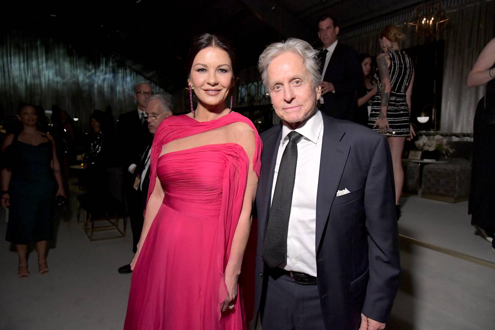 Catherine Zeta-Jones i Michael Douglas / Fot. Charley Gallay