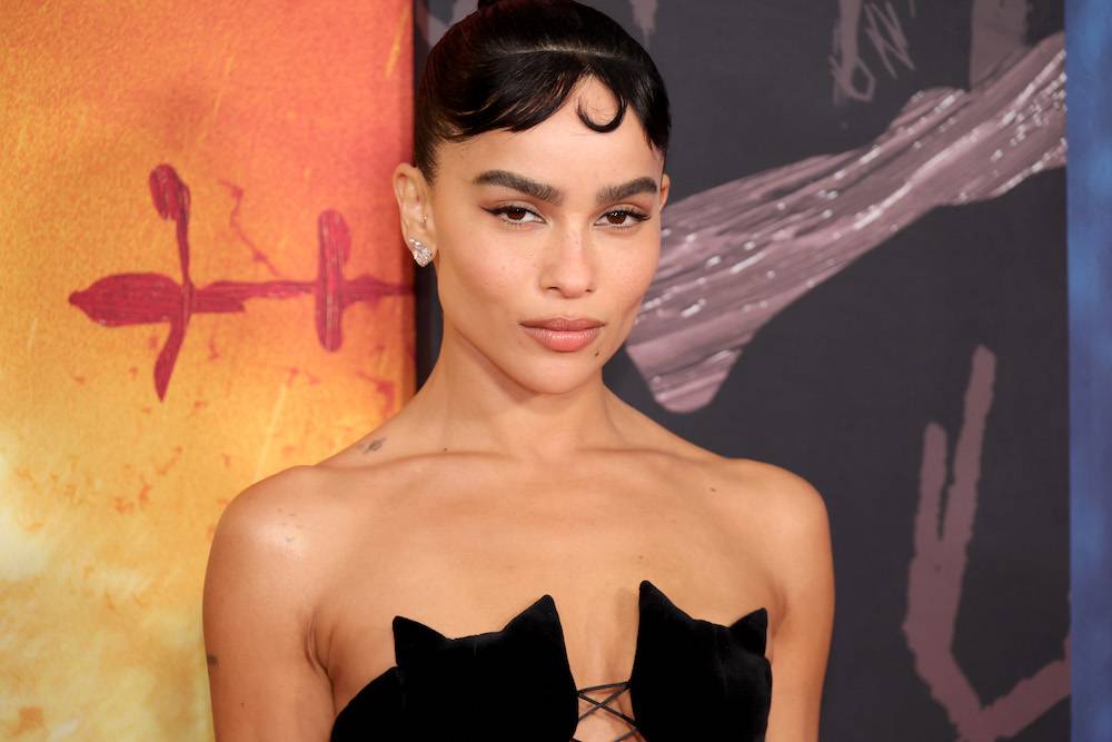 Zoë Kravitz na premierze Batmana (Fot. Getty Images)