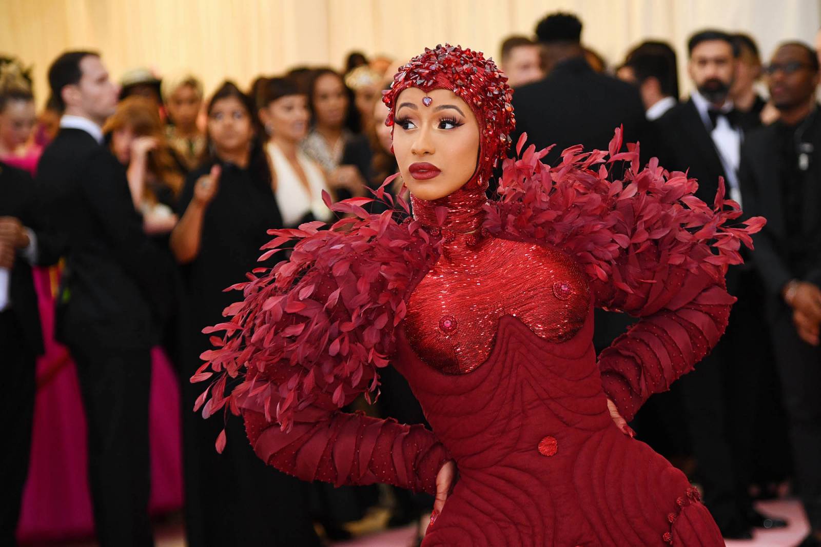 Cardi B. (Fot. Dimitrios Kambouris/Getty Images for The Met Museum/Vogue)