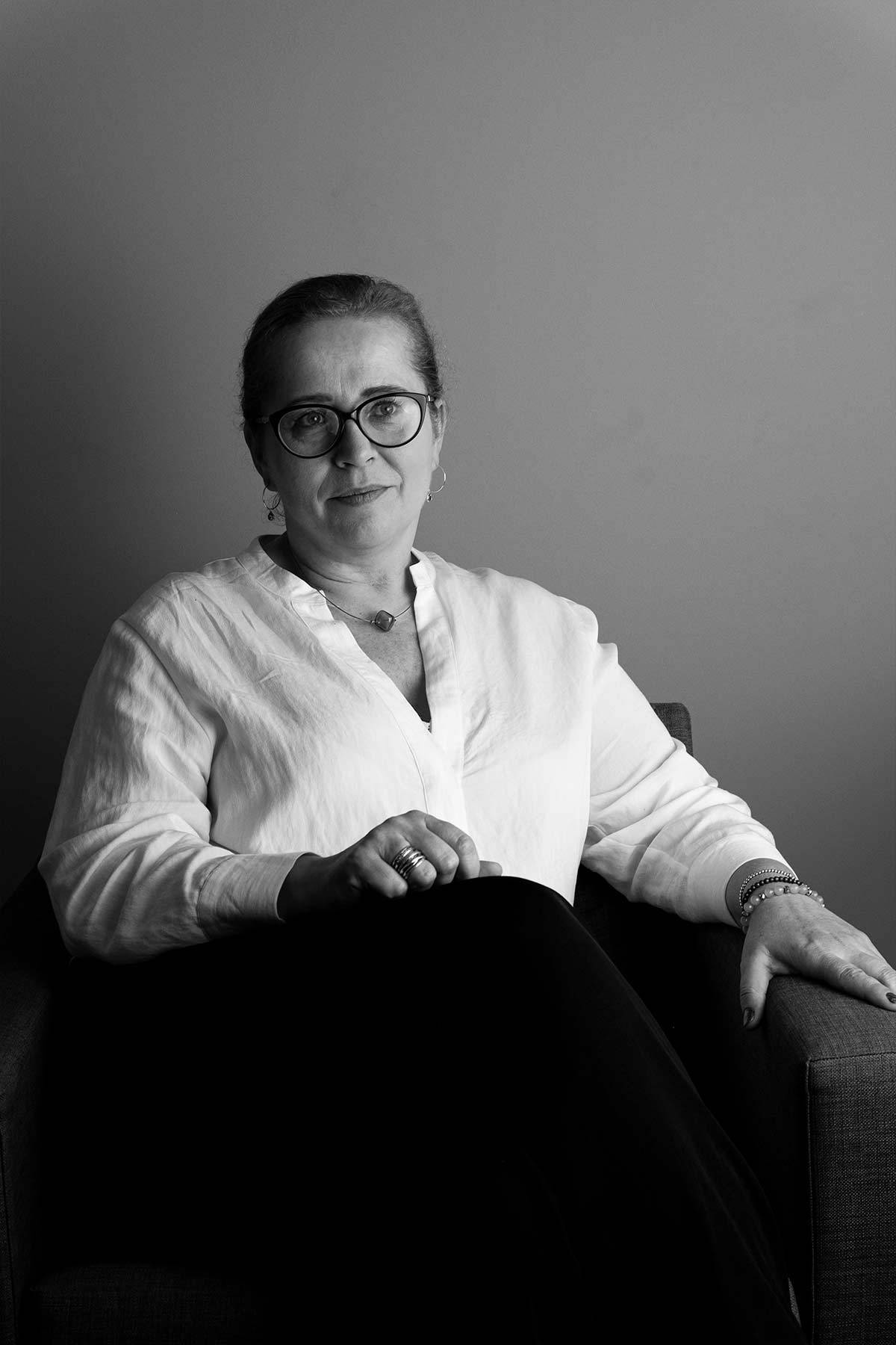 Alicja Długołęcka, jedna z ekspertek zaproszona do rozmowy przez Martę Szarejko (Fot. Michał Borecki)