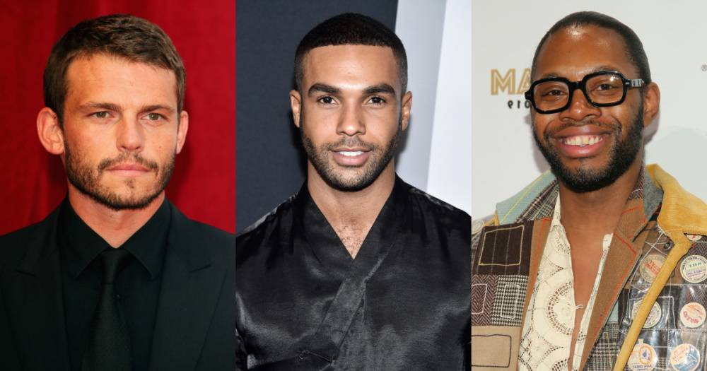 Od lewej: Arnaud Binard, Lucien Laviscount, Jeremy O. Harris (Fot. Getty Images)