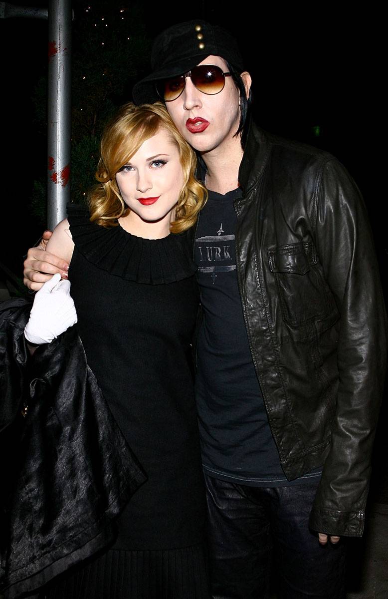 Evan Rachel Wood i Marilyn Manson (Fot. Scott Wintrow/Getty Images)