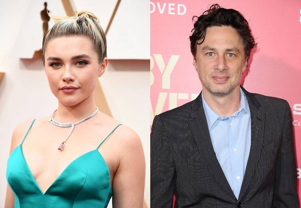 Florence Pugh i Zach Braff (Fot. Getty Images)