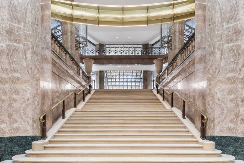 The interior of the new Galeries Lafayette on the Champs-Elysées, remodelled by starchitect Bart Ingels. Credit: DELFINO SISTO LEGNANI AND MARCO CAPPELLETTI