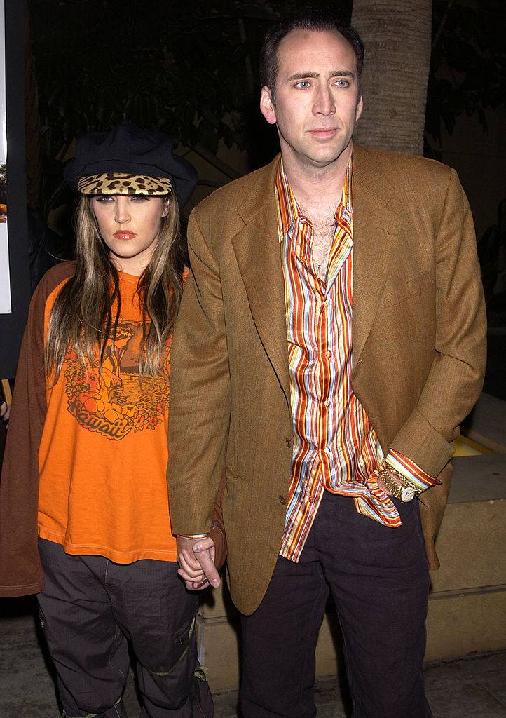 Lisa Marie Presley i Nicholas Cage (Fot. Getty Images)