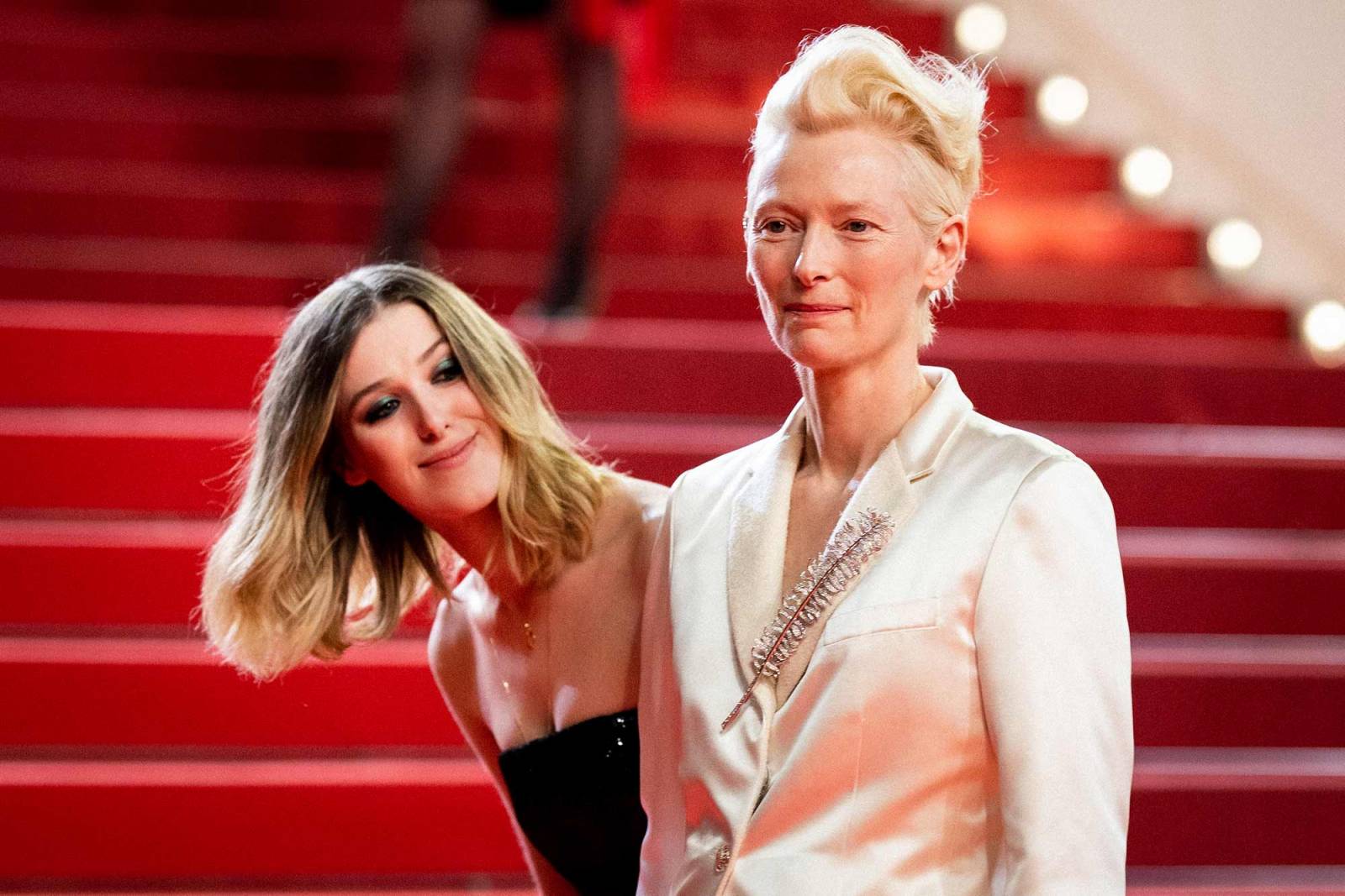 Honor i Tilda Swinton (Fot. Getty Images)