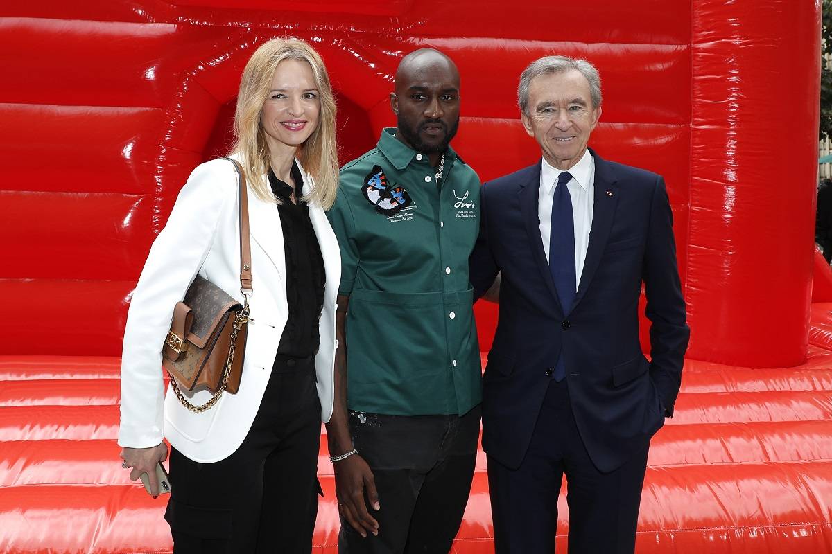 Delphine Arnault, Virgil Abloh i Bernard Arnault