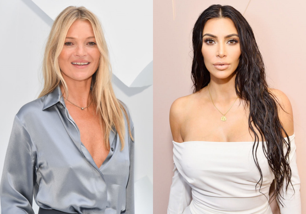 Kate Moss i Kim Kardashian West (Fot. Getty Images)