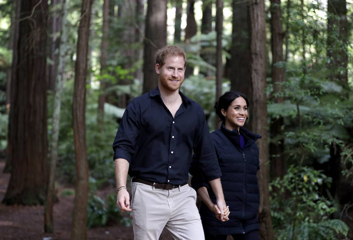 Książę Harry i księżna Meghan podczas wizyty w Nowej Zelandii (Fot. Kirsty Wigglesworth - Pool/Getty Images)