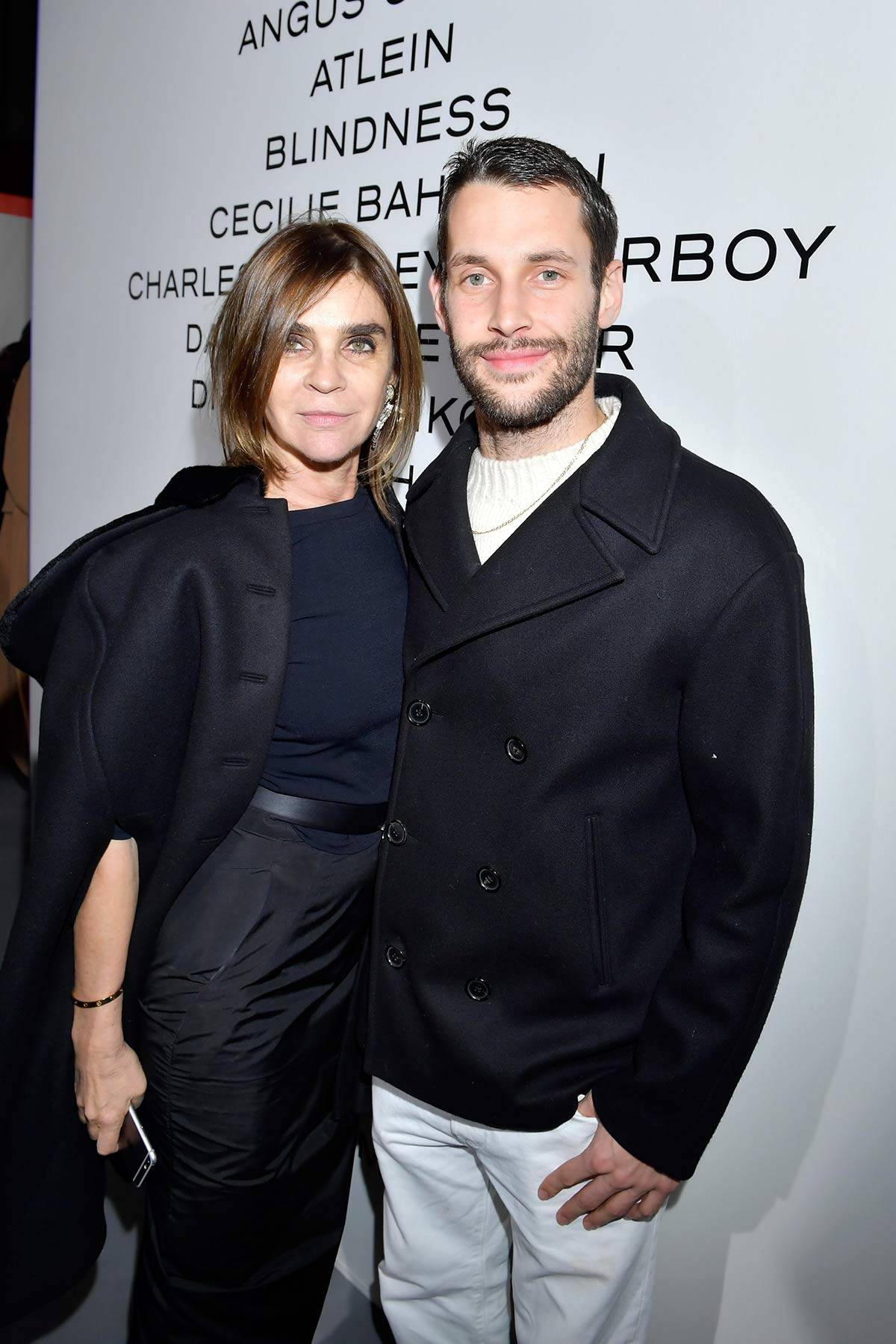 Carine Roitfeld i Simon Porte Jacquemus rozdaniu nagród LVMH. (Fot. Victor Boyko/Getty Images)