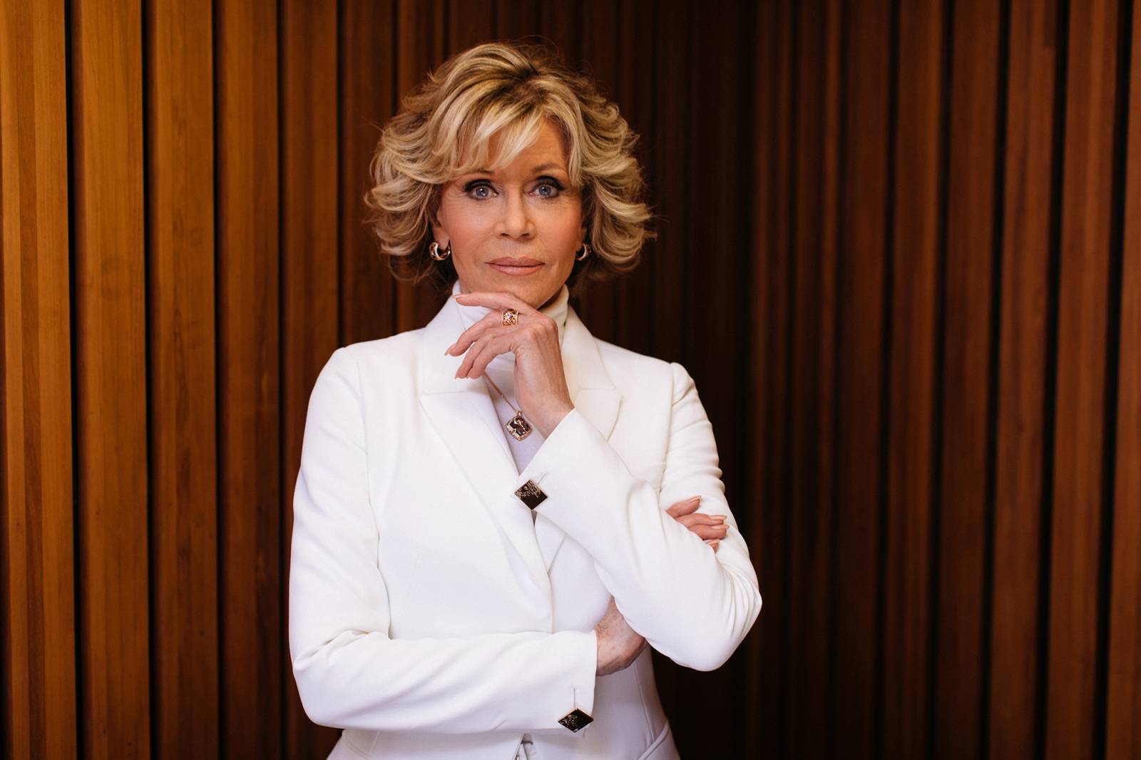 Jane Fonda (Fot. Caroline McCredie/Getty Images)