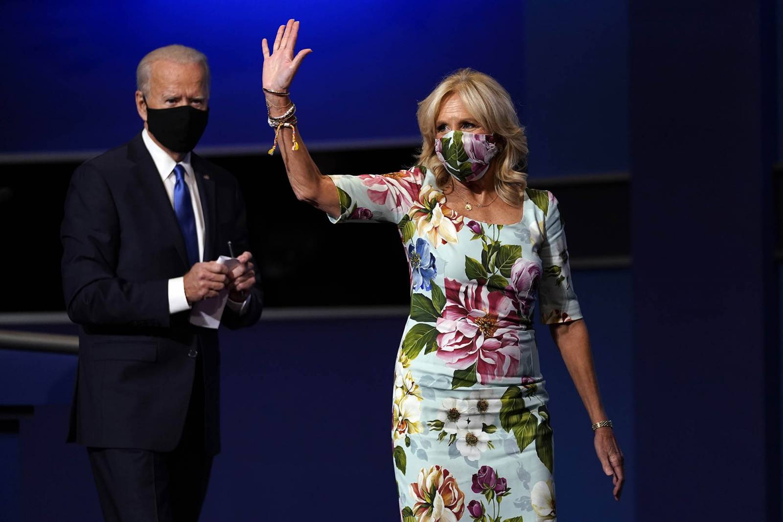 Joe i Jill Biden podczas debaty prezydenckiej (Fot. AP/Associated Press/East News)