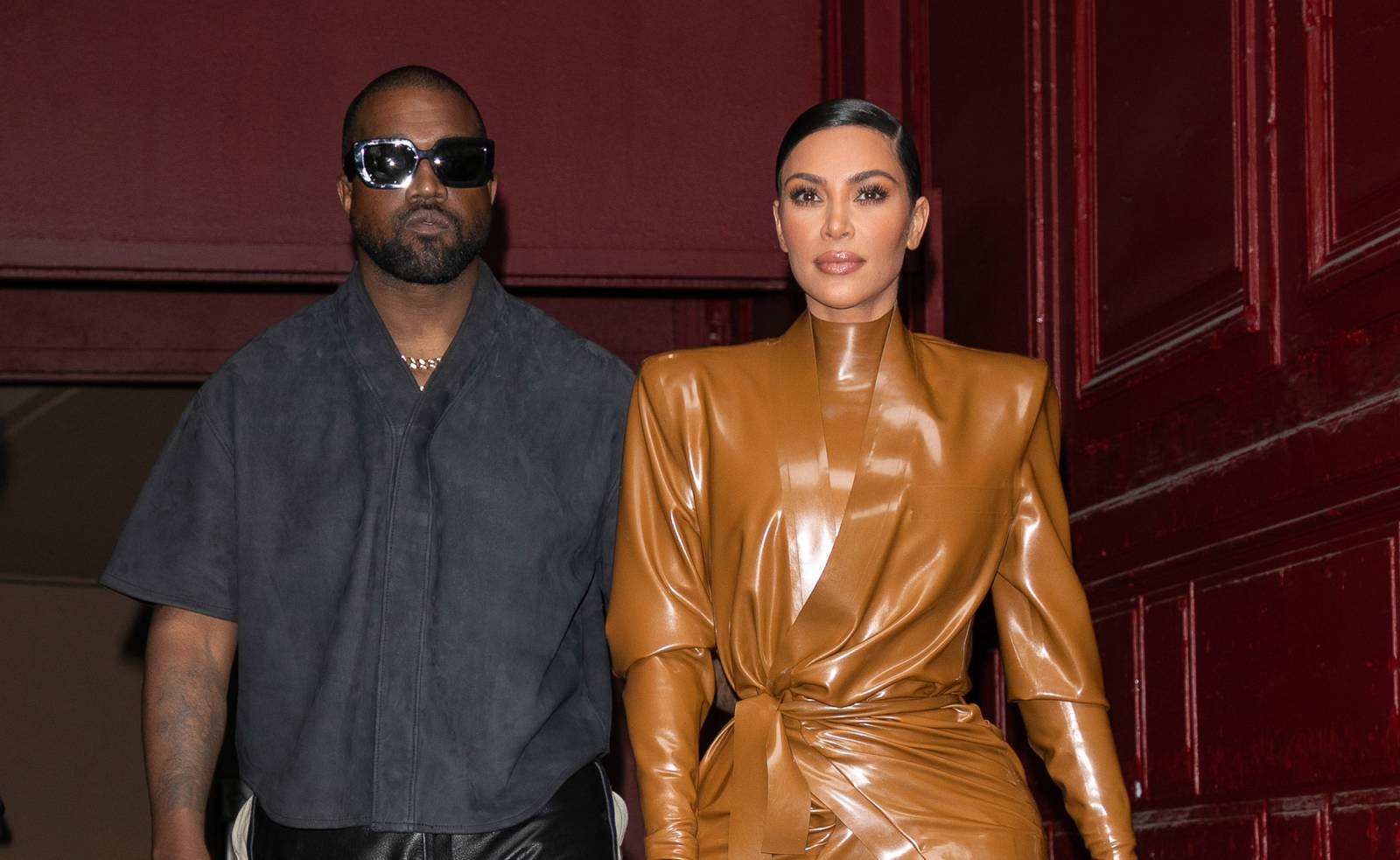 Kanye West i Kim Kardashian (Fot. Marc Piasecki/WireImage)