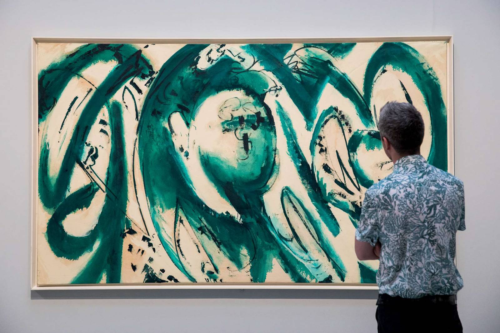 Praca Lee Krasner na wystawie „Living colour” (Fot. Getty Images)