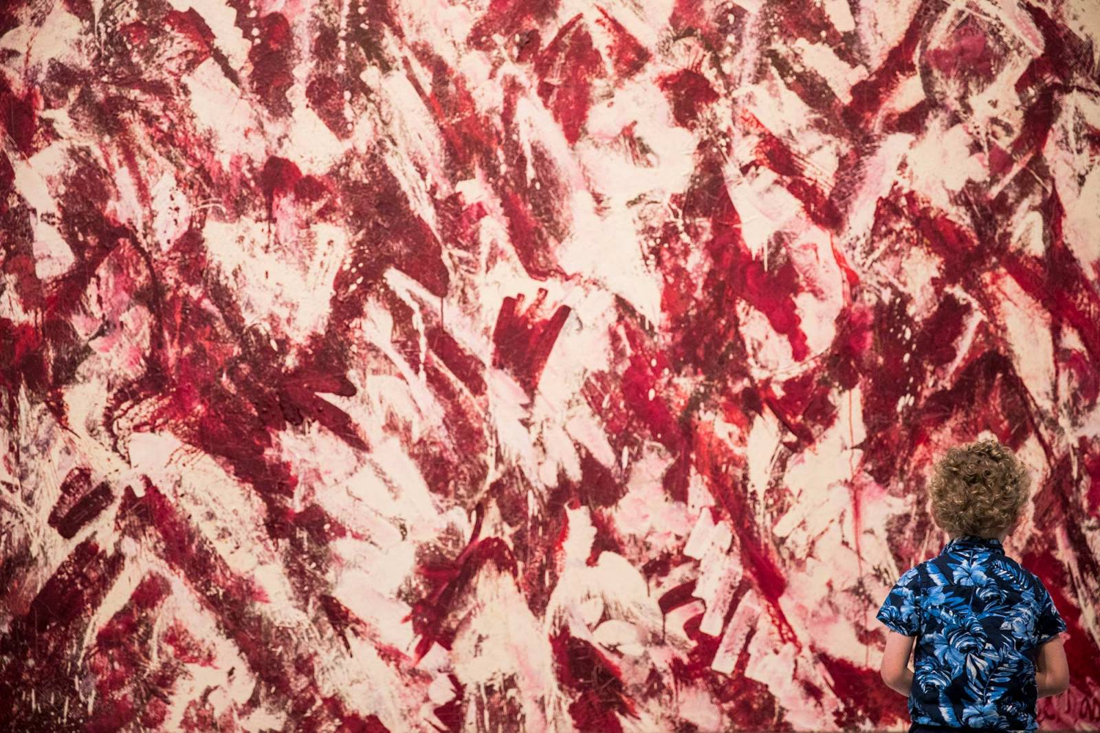 Praca Lee Krasner na wystawie „Living colour” (Fot. Getty Images)