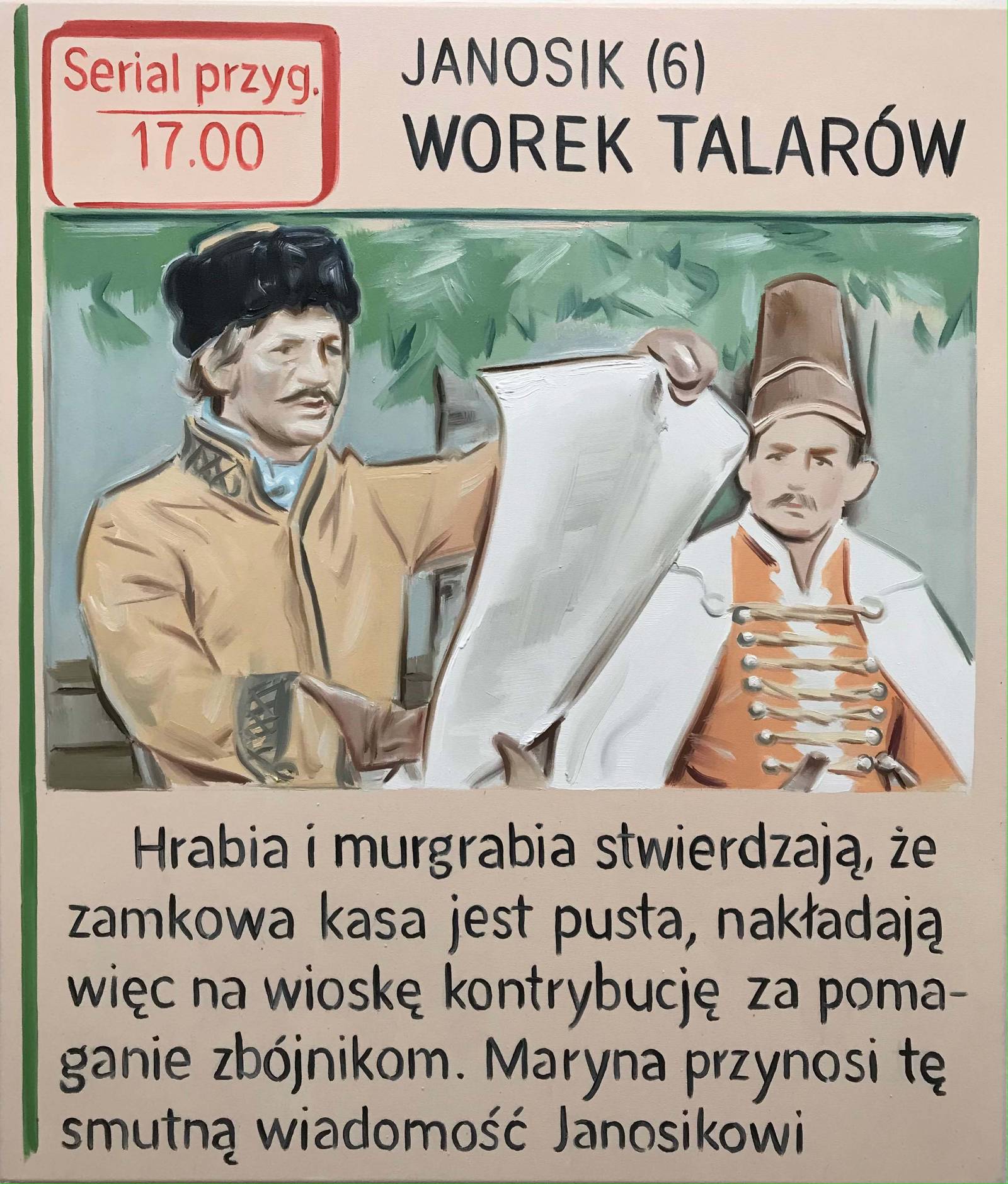 Marcin Maciejowski „Worek talarów”, 2021 (Fot. Dzięki uprzejmości galerii Raster)