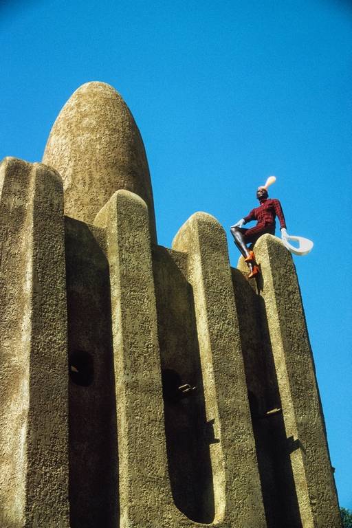 MALI, 1987. Carol Miles w Africa Pop projektu Muglera
