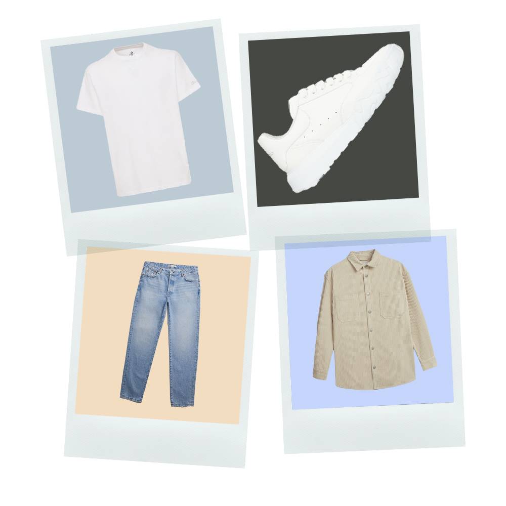 koszula Zara, koszulka Converse (luisaviaroma.com), jeansy Zara, buty Alexander McQueen (luisaviaroma.com)