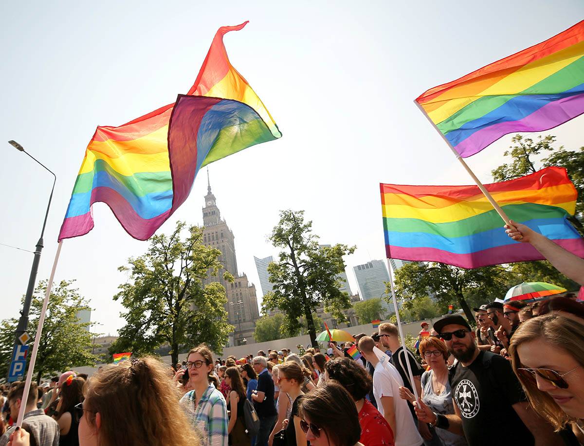 Parada Równości w Warszawie w 2019 roku / (Fot. Piotr Molecki/East News)