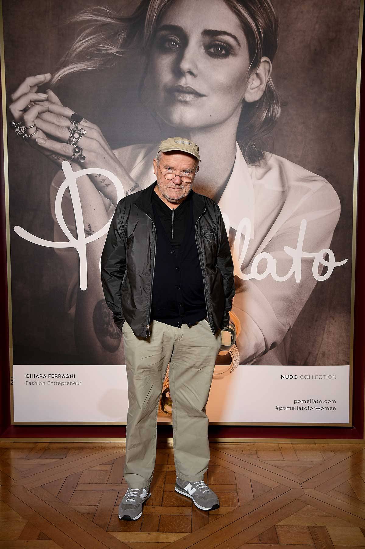 Peter Lindbergh na wernisażu swojej wystawy (Fot. Getty Images)