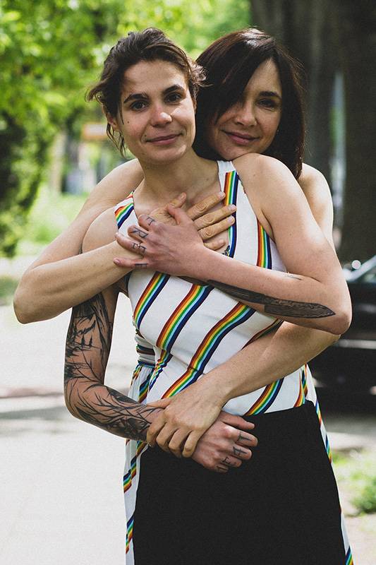 Laura Monti i Malka Kafka (Fot. Antoni Mroziński)