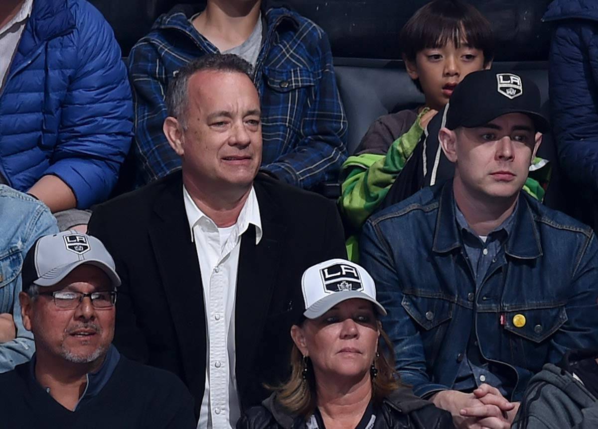 Tom Hanks i Colin Hanks (Fot. Getty Images)