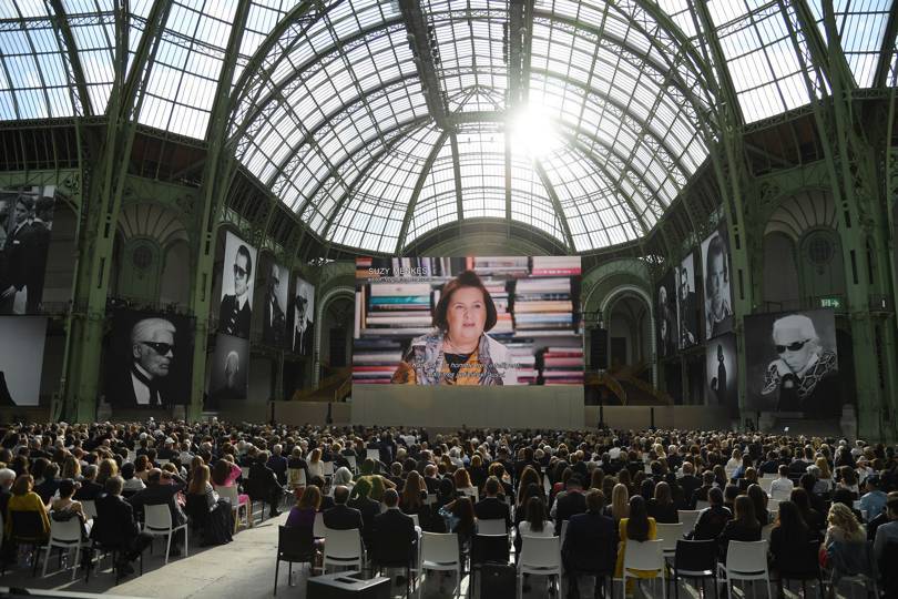 Suzy dzieli się wspomnieniami o Karlu Lagerfeldzie podczas widowiska „Karl wiecznie żywy”
(ZDJĘCIE: GETTY IMAGES)