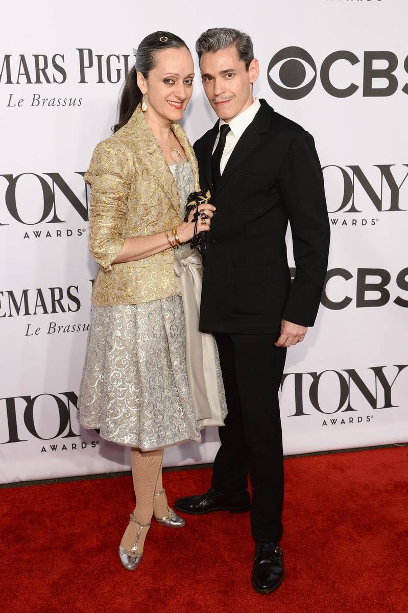 Isabel Toledo z mężem Rubenem. Para była nierozłączna od czasów liceum (Fot. Dimitrios Kambouris/Getty Images for Tony Awards Productions)