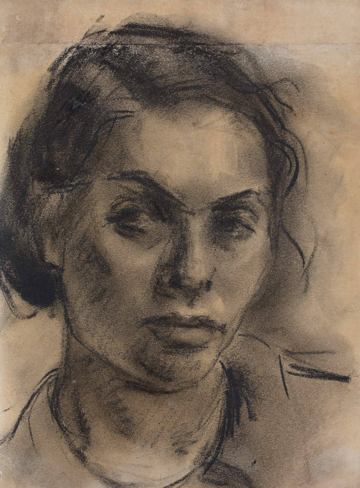 Gela Seksztajn, Autoportret (ze zbiorów Żydowskiego Instytutu Historycznego im. Emanuela Ringelbluma)