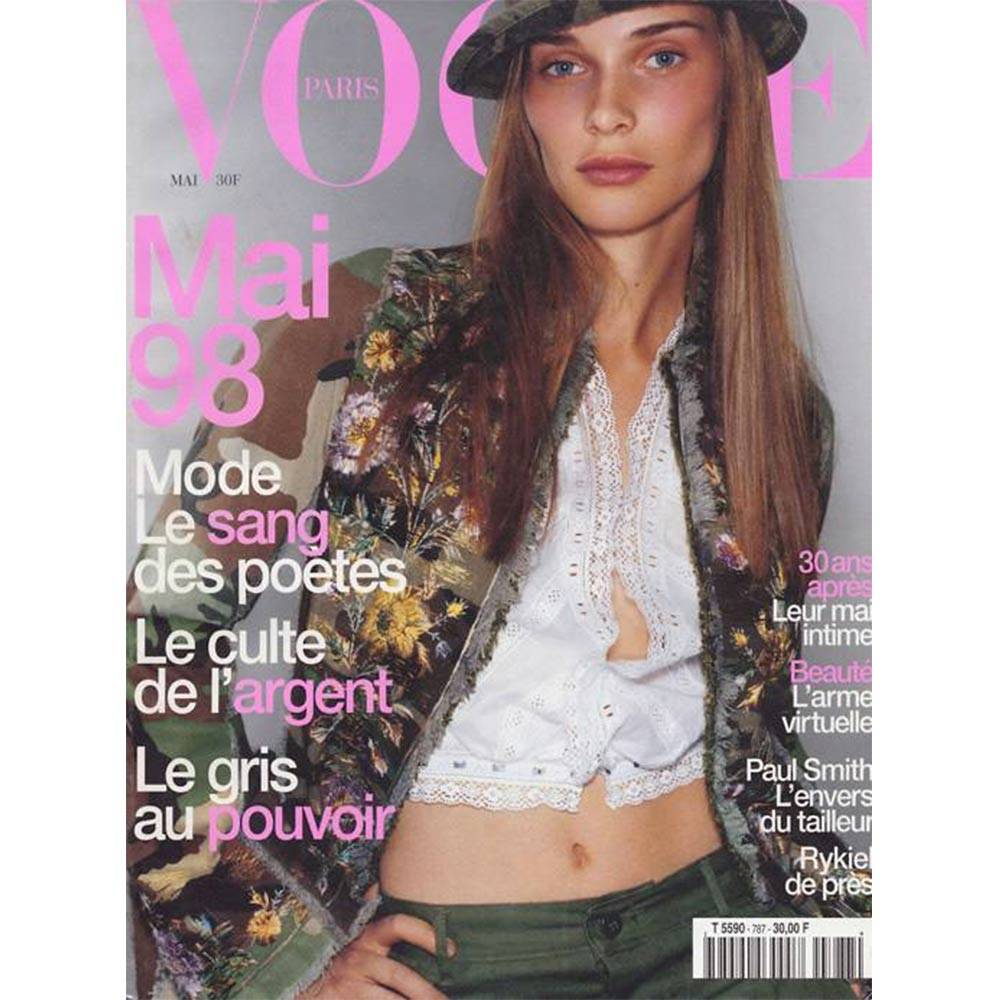 Ewa Witkowska na okładce „Vogue Paris” (Fot. archwium agencji Model Plus)