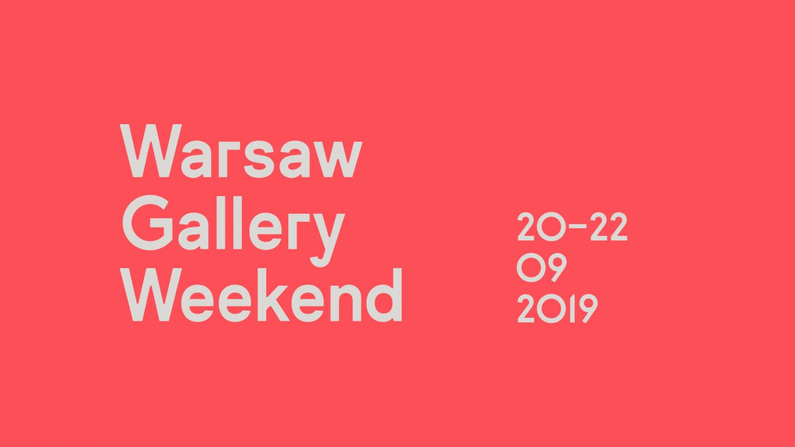 Warsaw Gallery Weekend