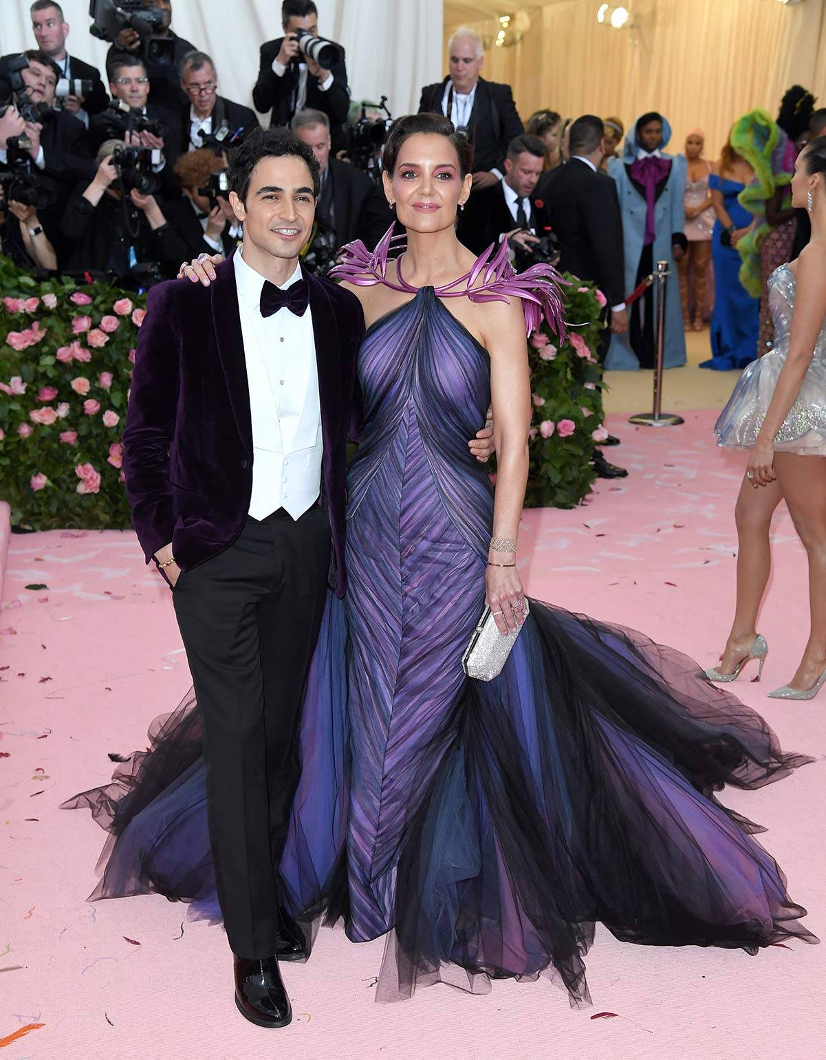 Zac Posen i Katie Holmes  (fot. Getty Images)