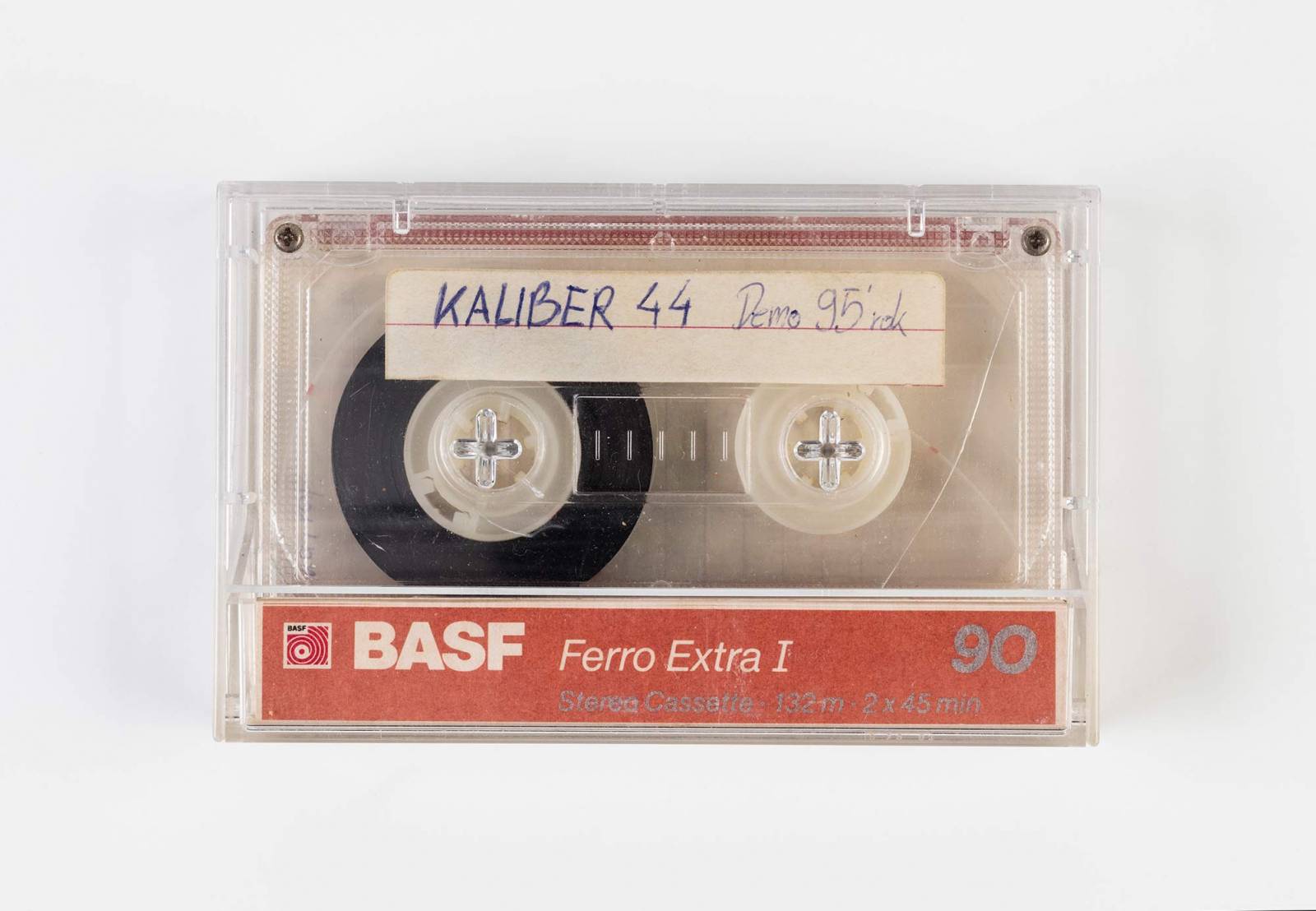 Jedna z kaset demo nagranej przez Kaliber 44 w latach 1993-1995 (Wł. Piotr Opoka)