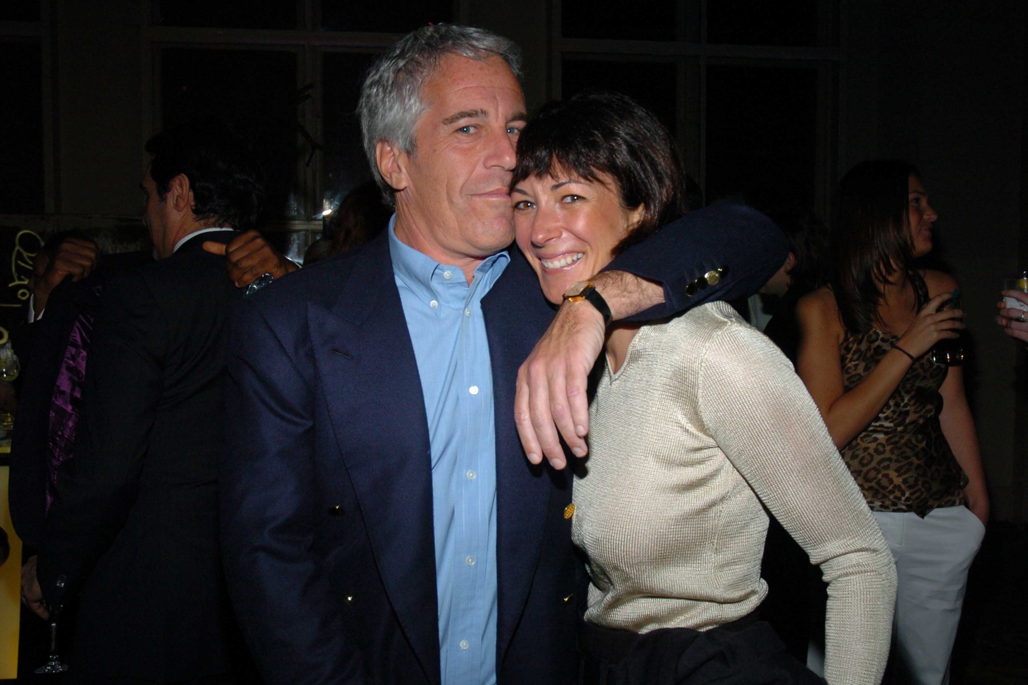 Z Epsteinem w 2005 roku /(Fot. Getty Images)