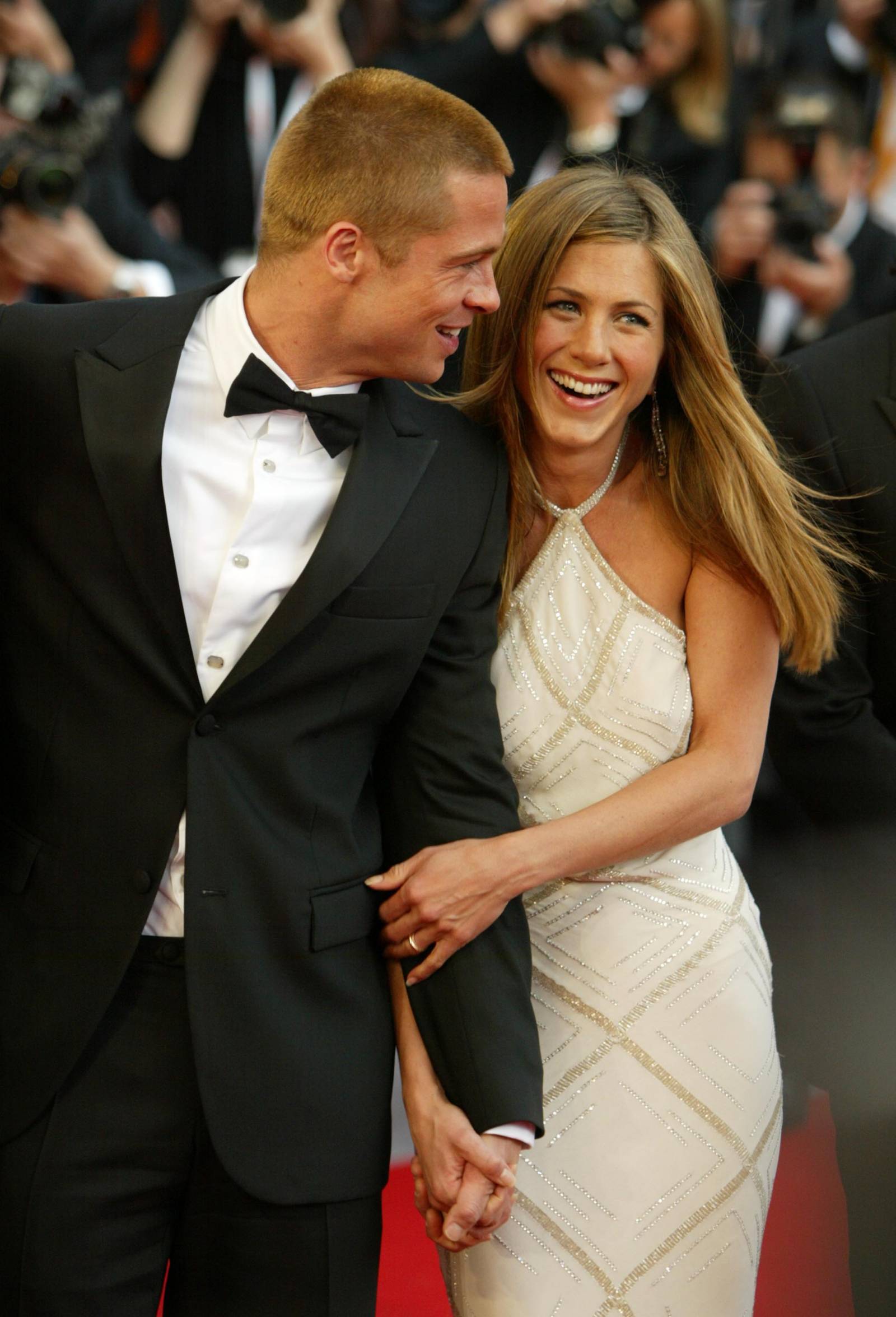 Jennifer Aniston i Brad Pitt w 2004 roku / Fot. Getty Images