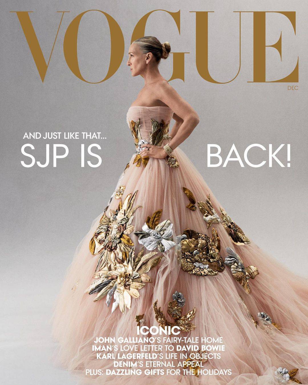 Sarah Jessica Parker na okładce Voguea (Fot. materiały prasowe)