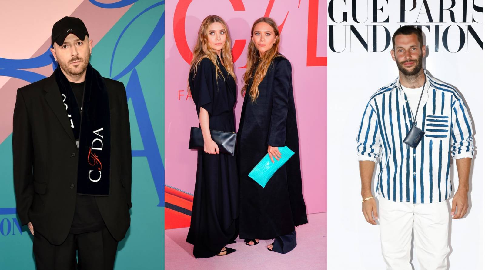 Demna Gvasalia, Mary-Kate i Ashley Olsen, Simon Porte Jacquemus /(Fot. Getty Images)