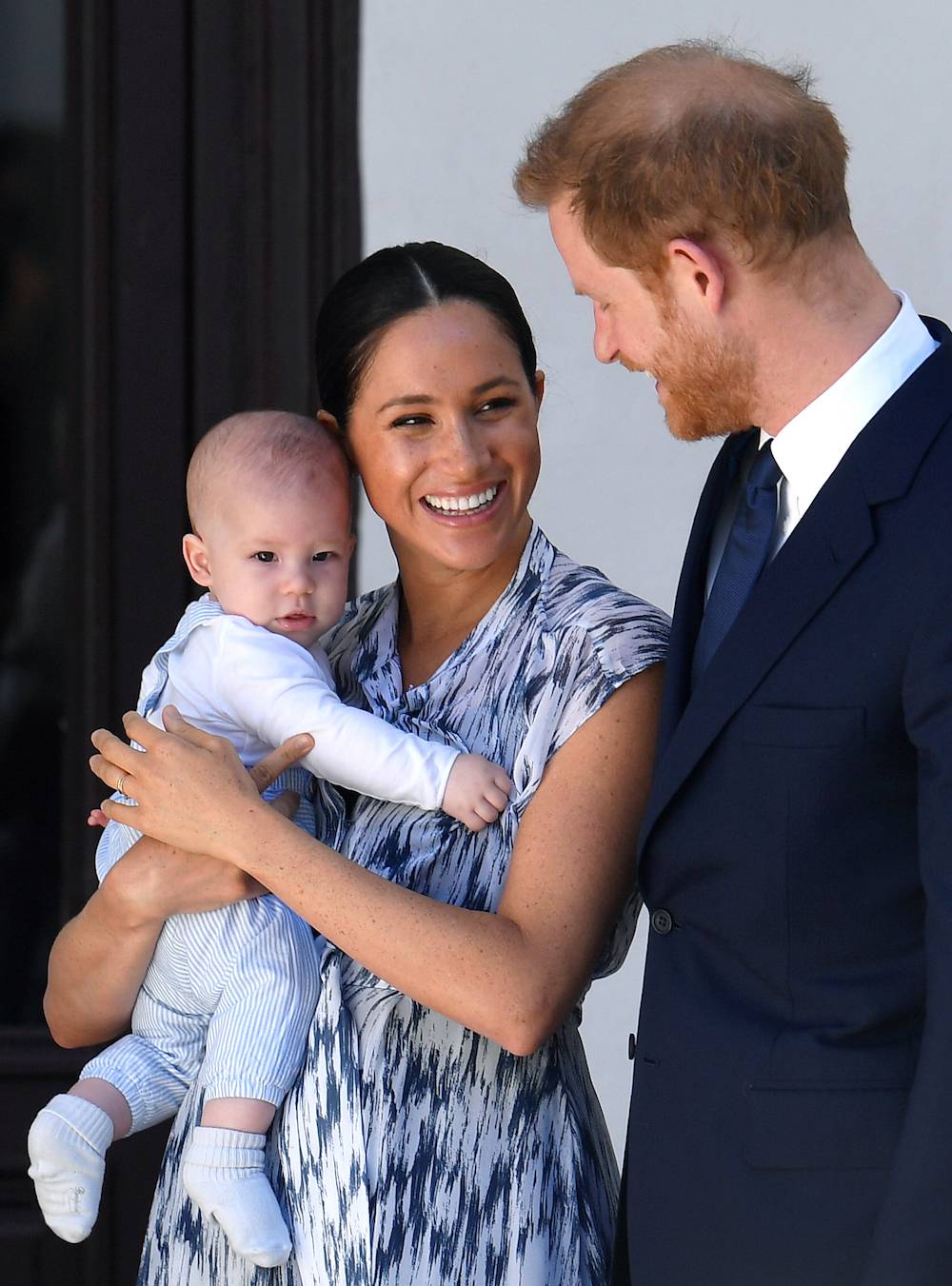 Meghan Markle, książę Harry i Archie  Mountbatten-Windsor (Fot. Getty Images)