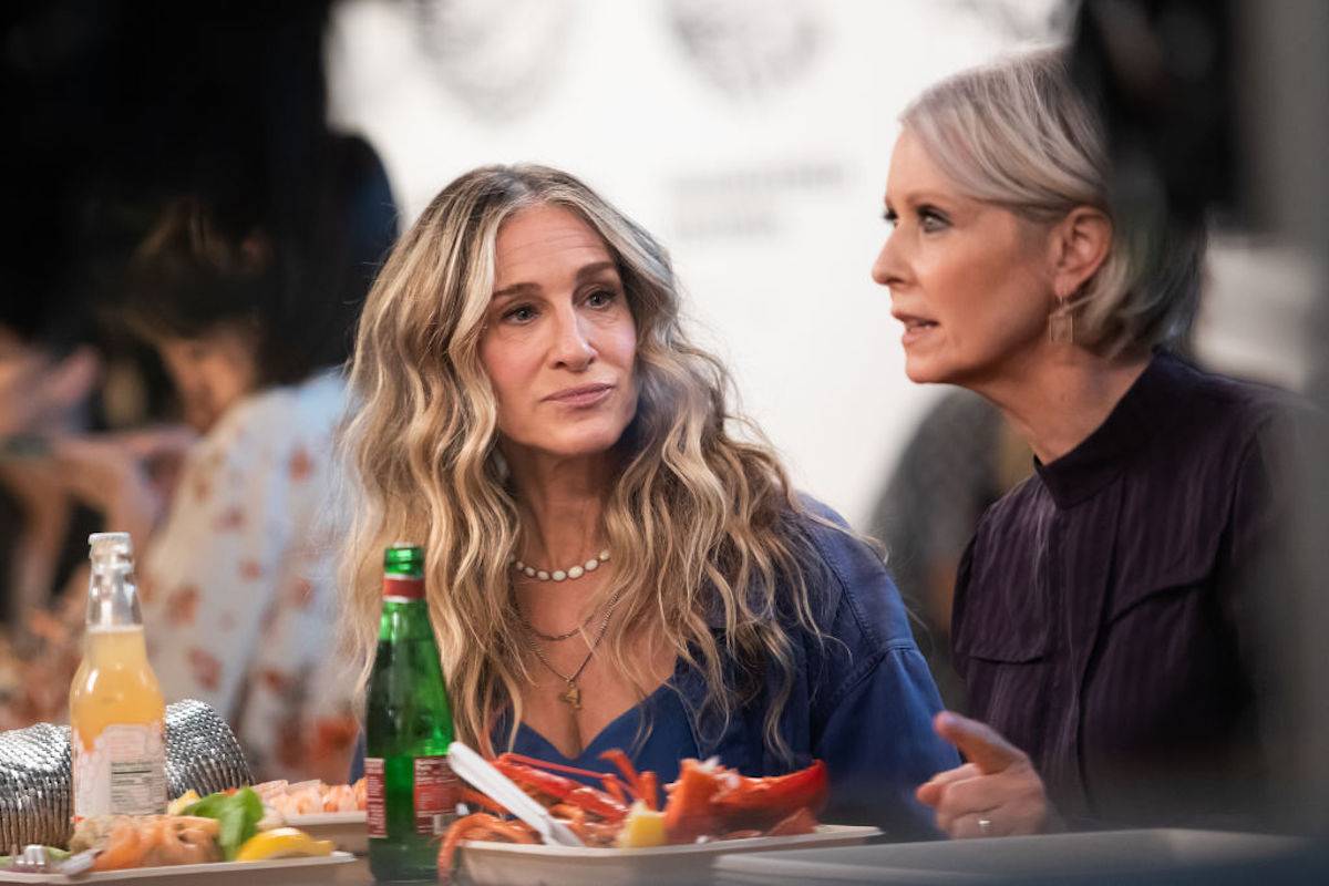 Sarah Jessica Parker na planie And Just Like That... (Fot. Getty Images)