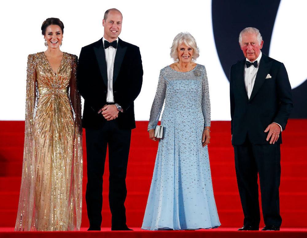 Od lewej: księżna Kate, książę William, księżna Camilla, książę Karol (Fot. Getty Images)