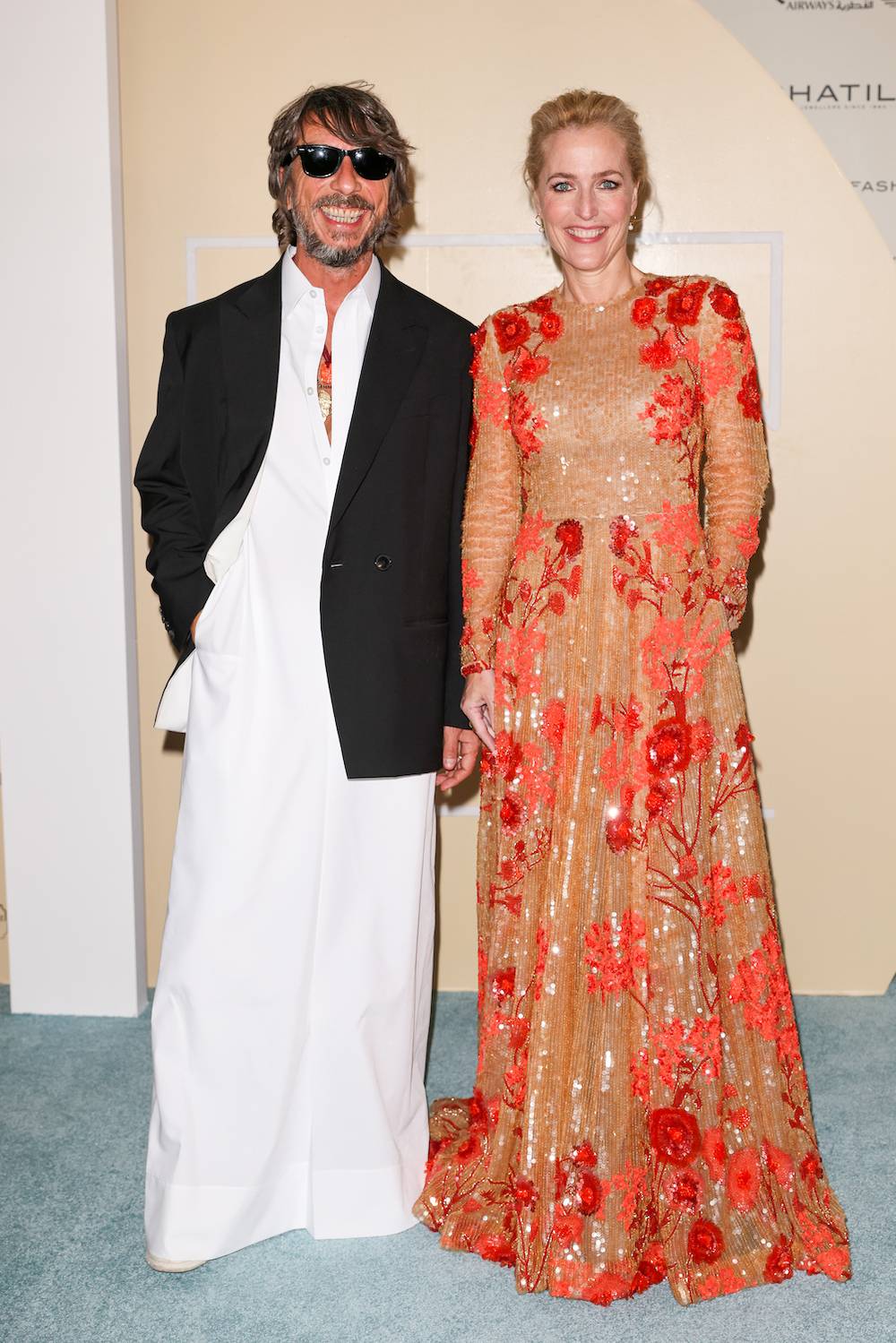 Pierpaolo Piccioli i Gillian Anderson (Fot. Getty Images)