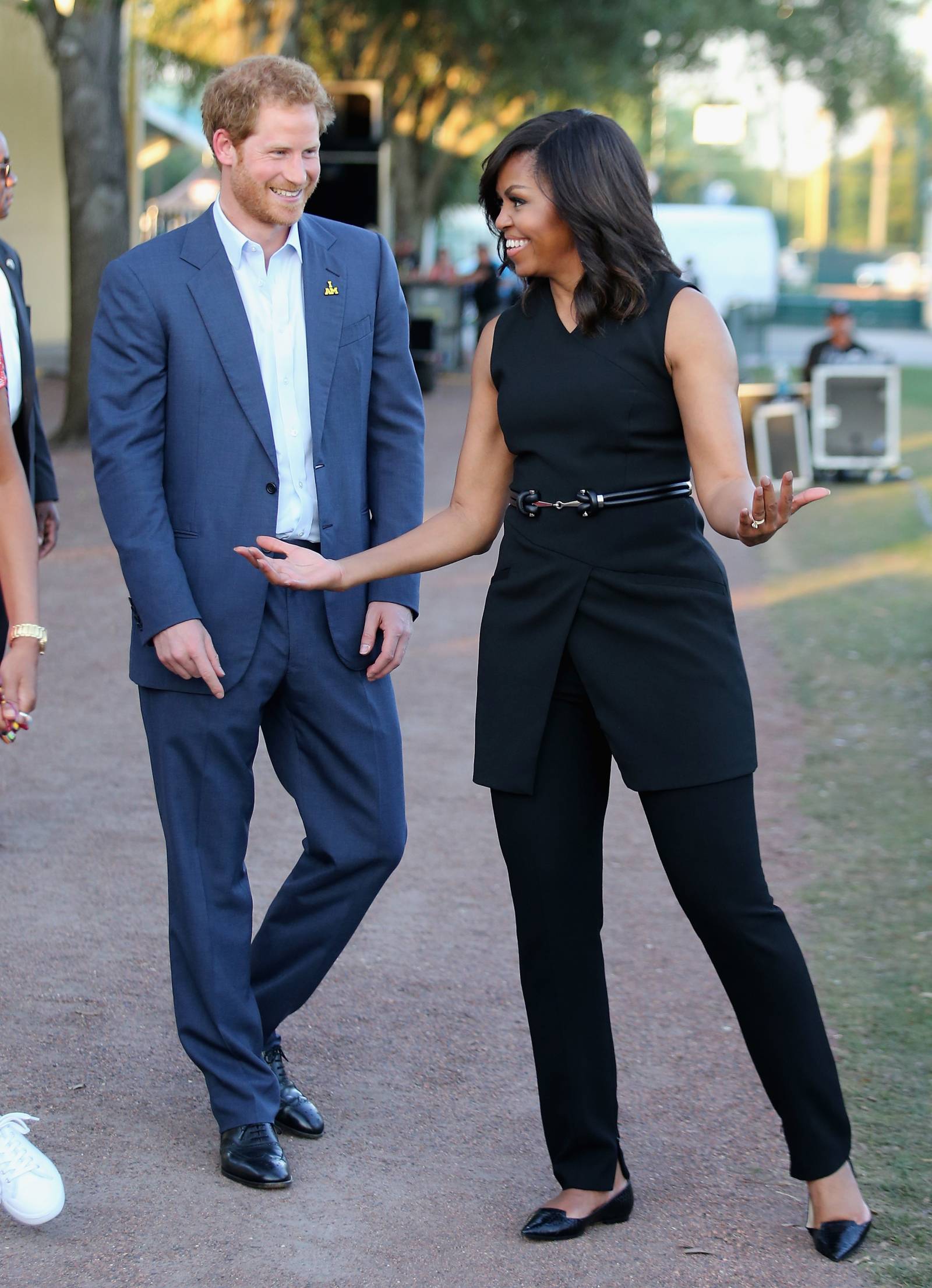 Książę Harry i Michelle Obama /(Fot. Getty Images)