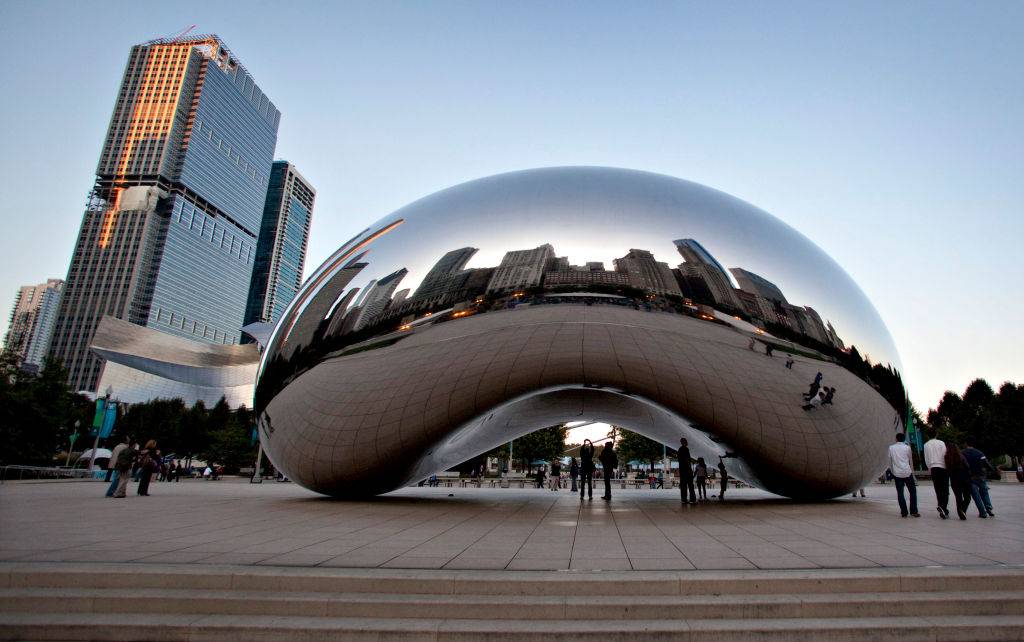 Anish Kapoor, Cloud Gate, fot. Getty Images