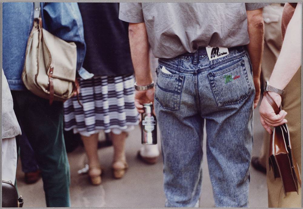 Fot. Arkadiusz Astrachancew, Sceny podczas antyprezydenckiej i antyrządowej demonstracji Solidarności, plac Trzech Krzyży, 18 maja 1993